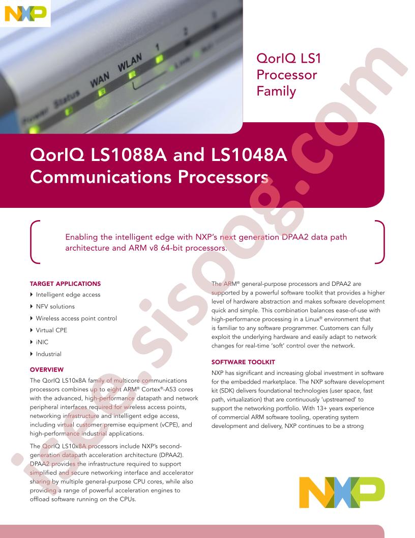 LS1088A, LS1048A Fact Sheet