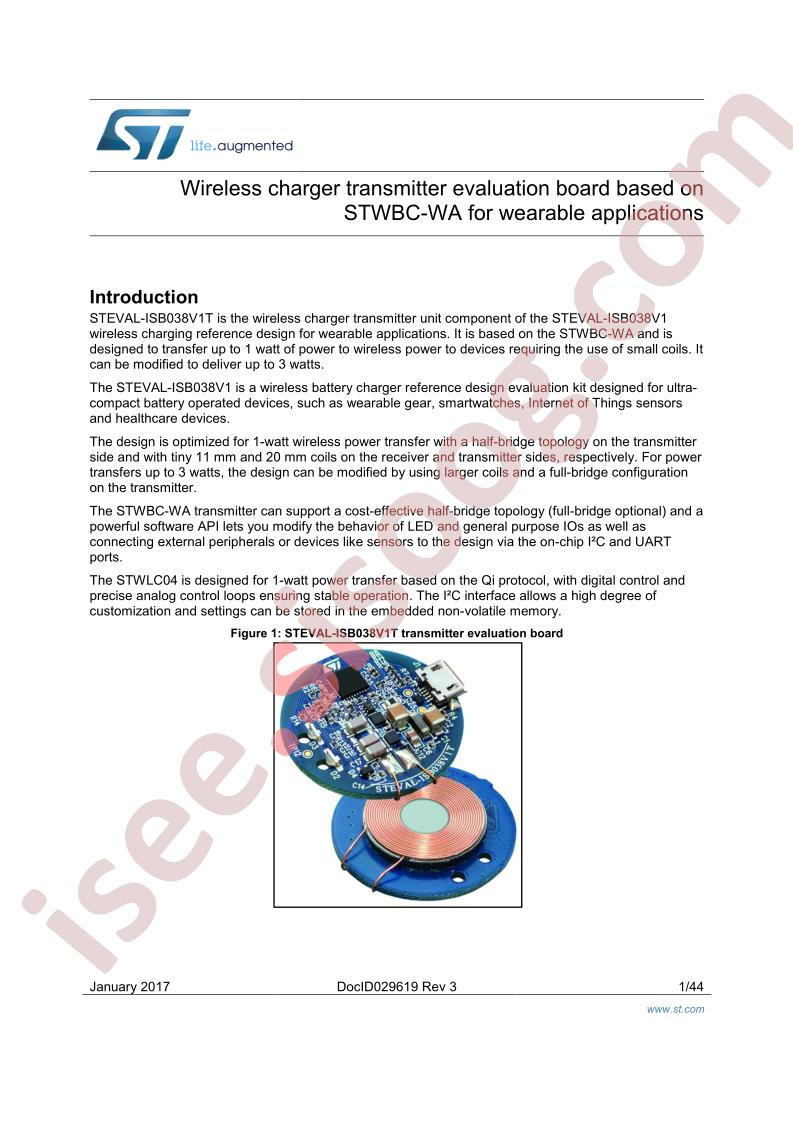 STEVAL-ISB038V1(T) User Manual