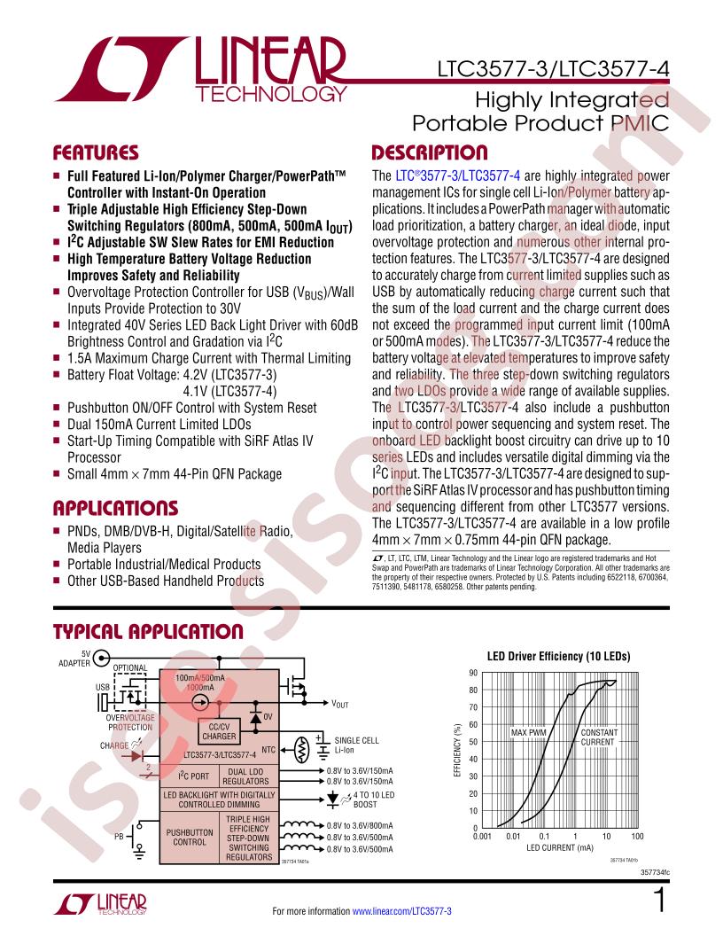 LTC3577-3/-4