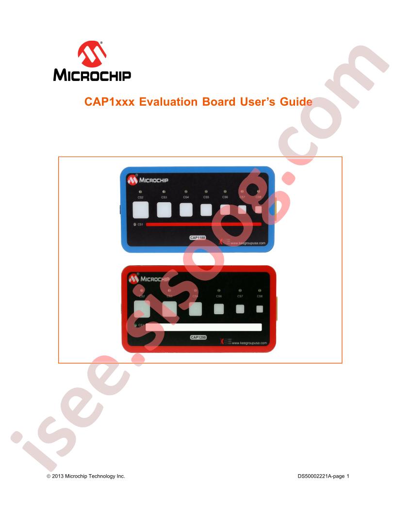 CAP1xxz Eval Brd Users Guide