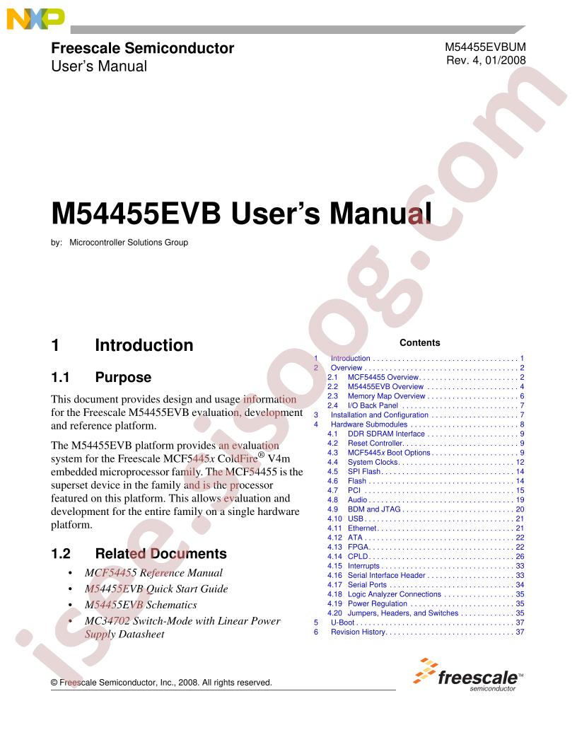 M54455EVB User Manual