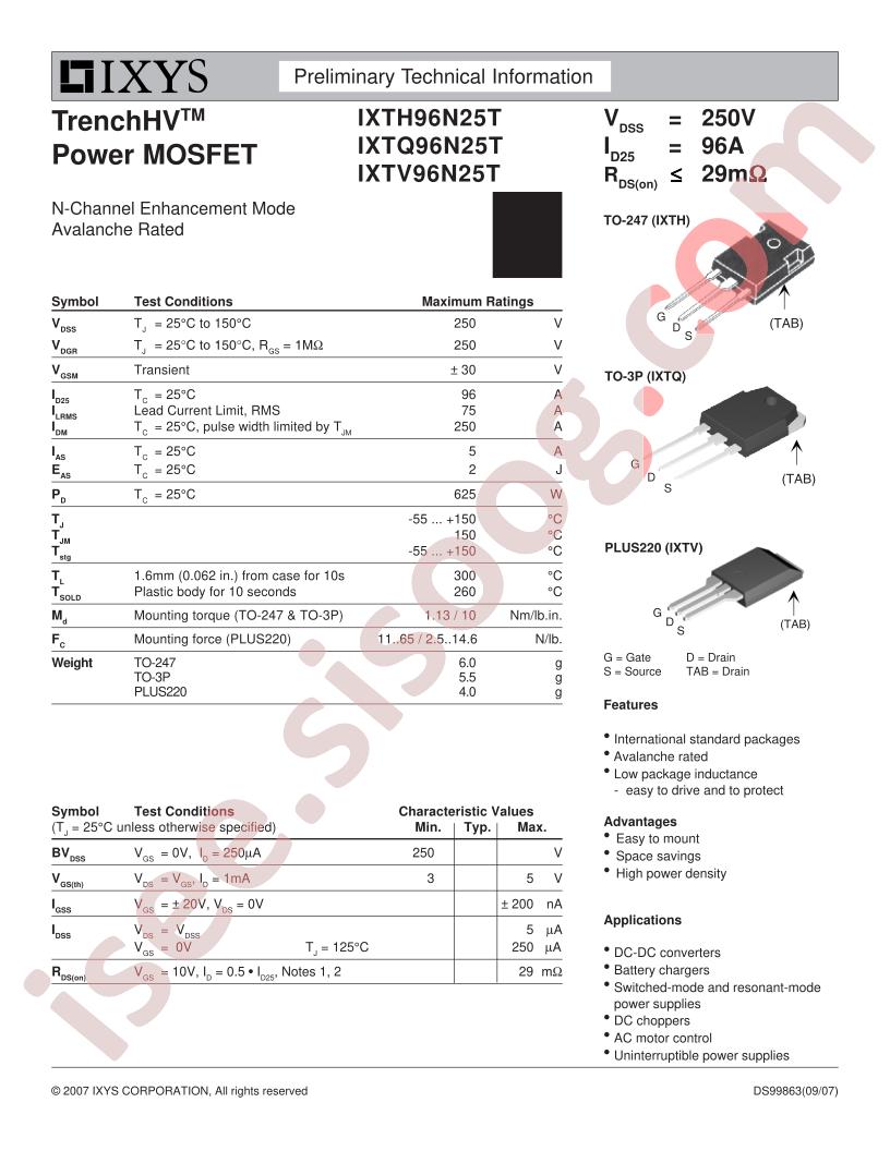 IXT(H,Q,V)96N25T