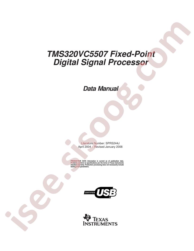 TMS320VC5507