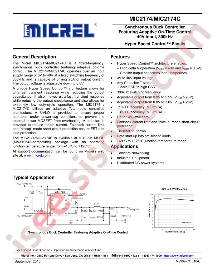 MIC2174,74C