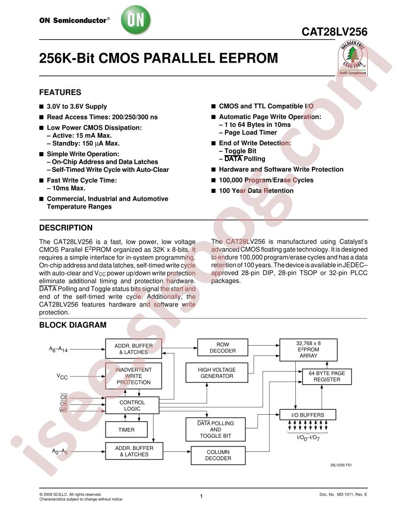 CAT28LV256