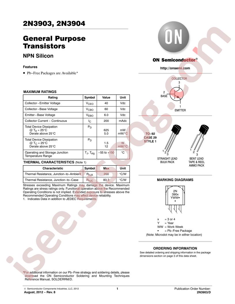 2N3903, 04 Datasheet
