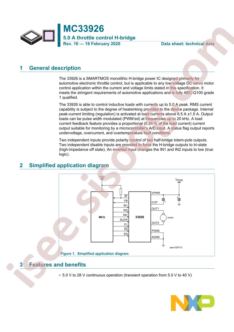 MC33926 Datasheet