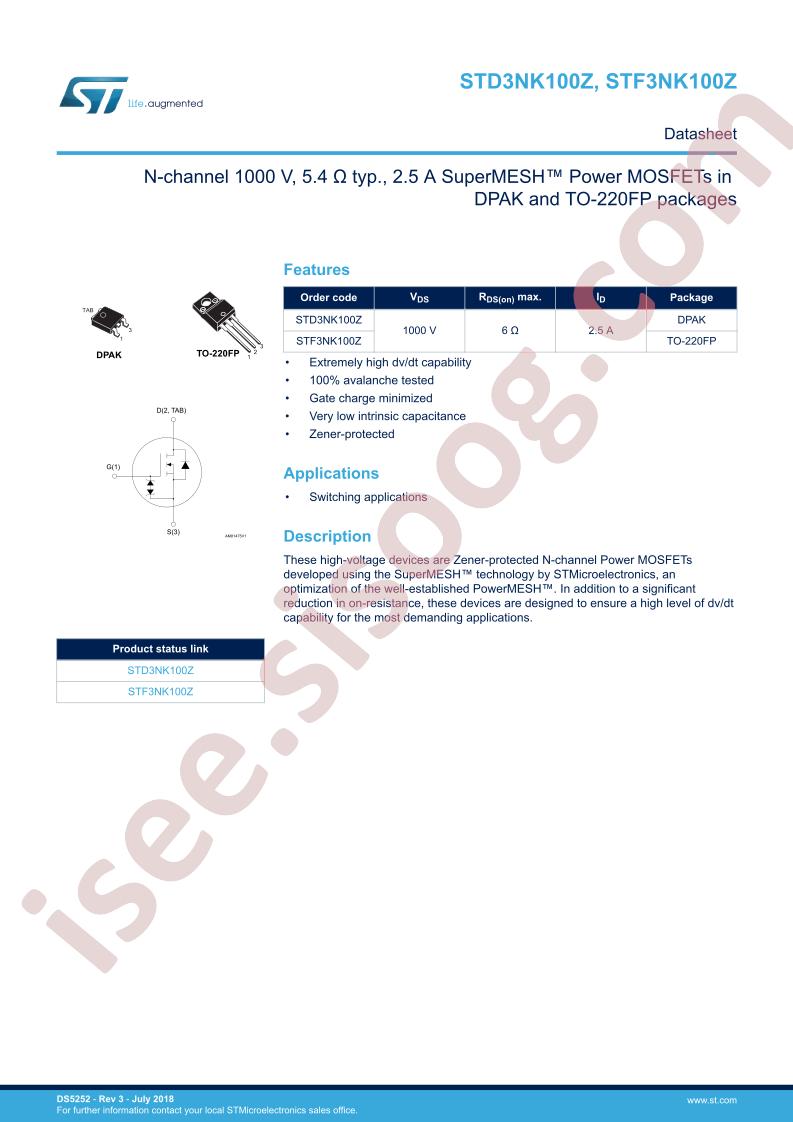STx3NK100Z