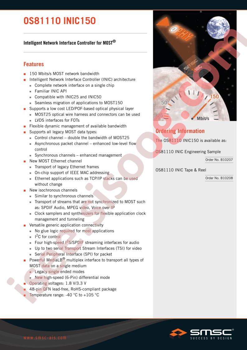 OS81110 INIC150 Brochure