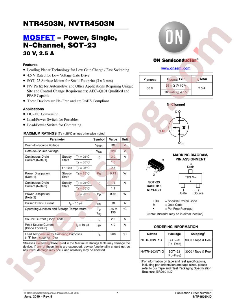NTR4503N