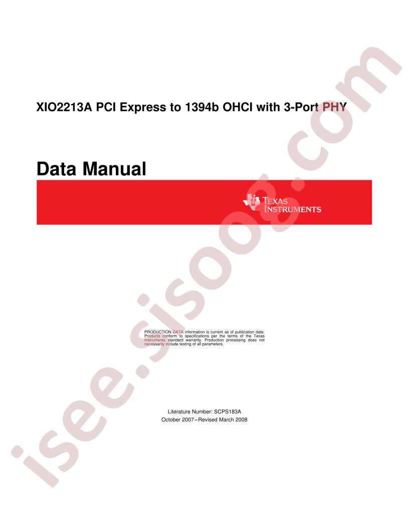 XIO2213A