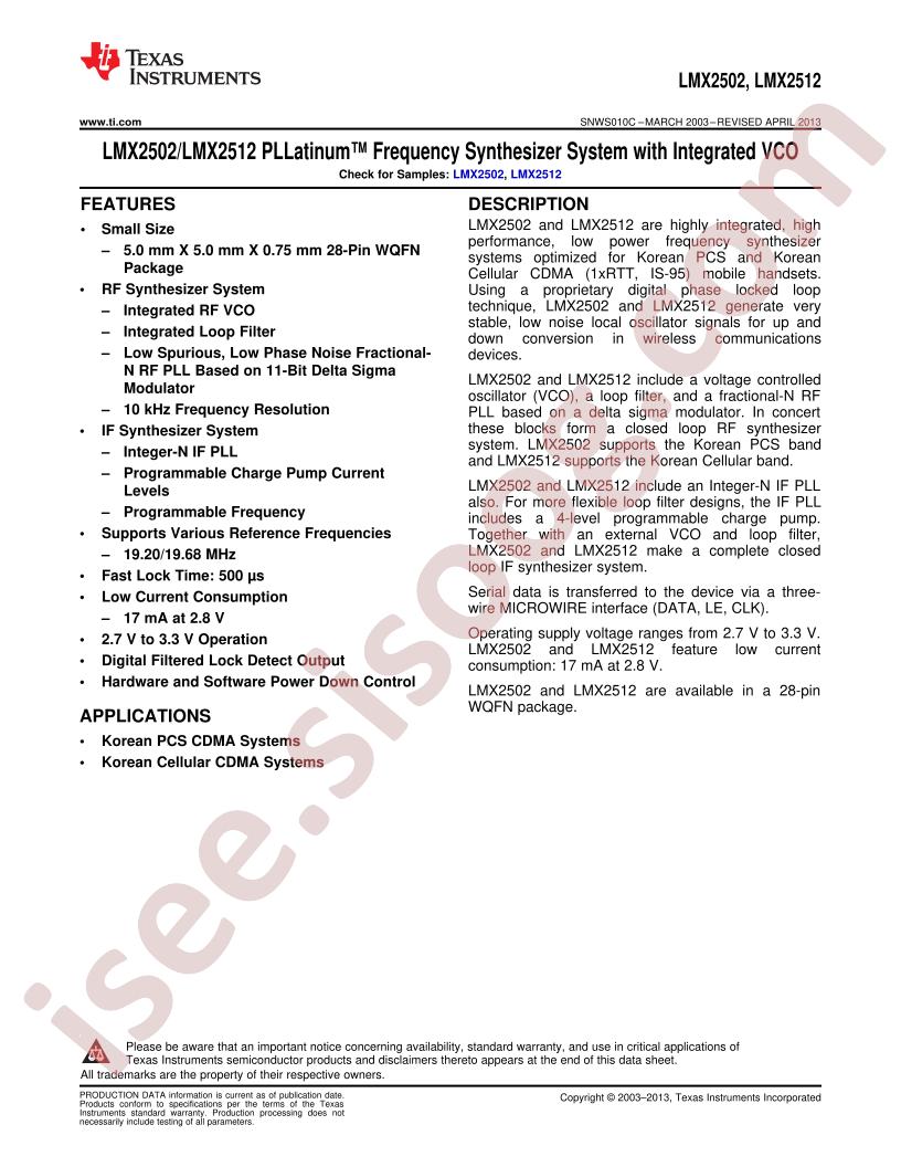 LMX2502,12