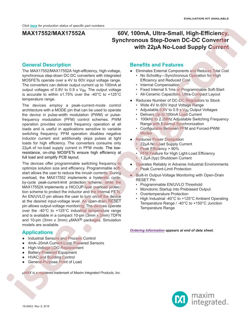 MAX17552