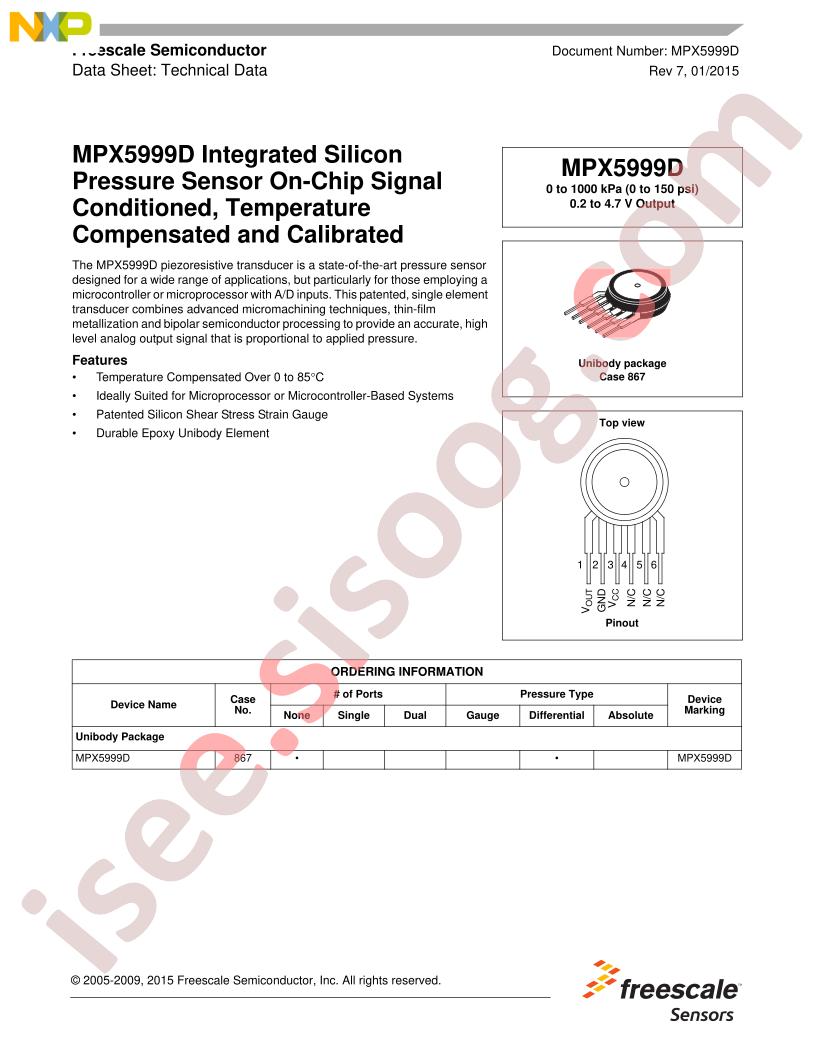 MPX5999D Series