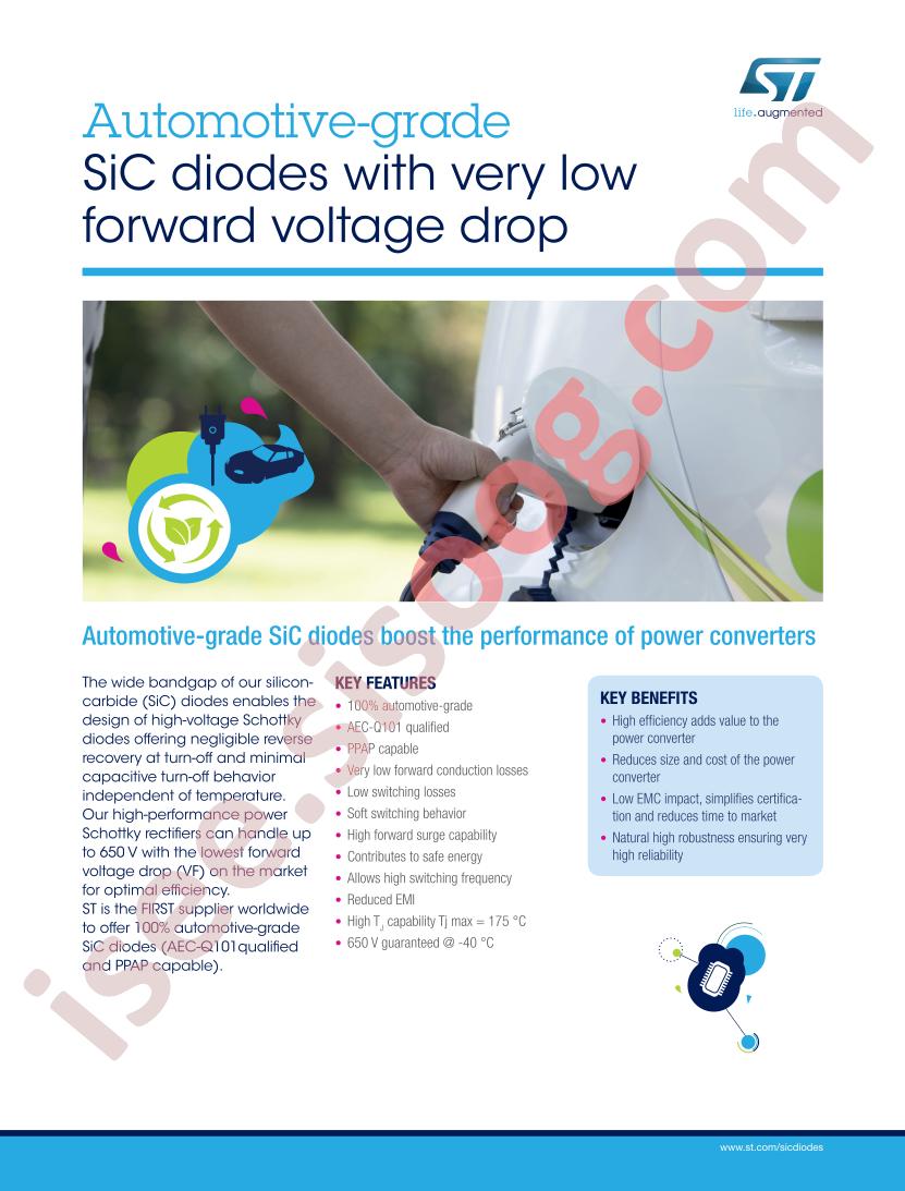 Automotive-grade SiC Diodes Flyer