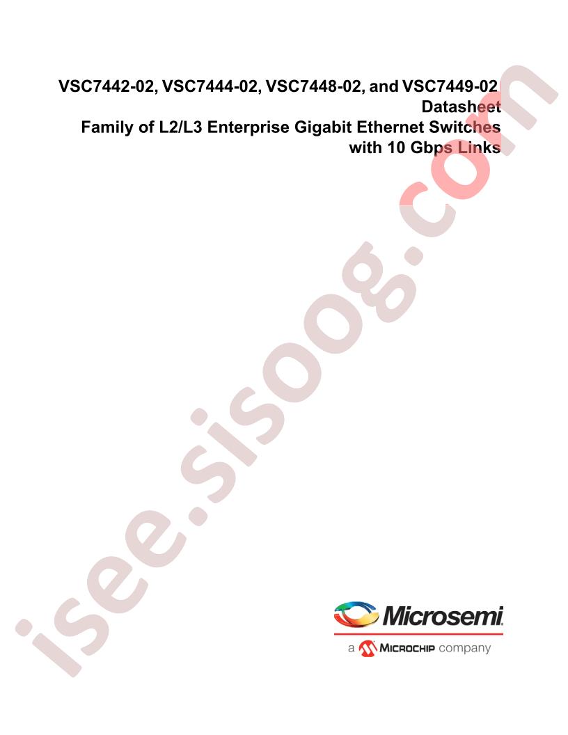 VSC7442/4/8/9-02 Datasheet