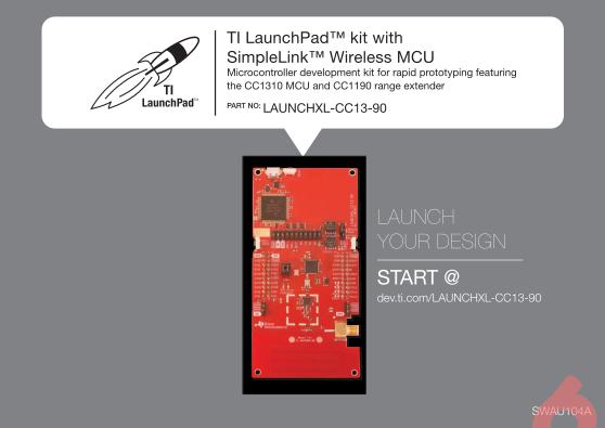 LAUNCHXL-CC13-90 QuickStart Guide