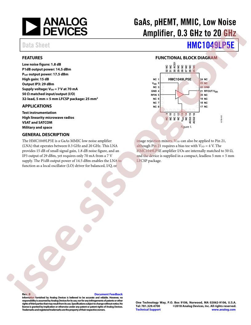 HMC1049LP5E