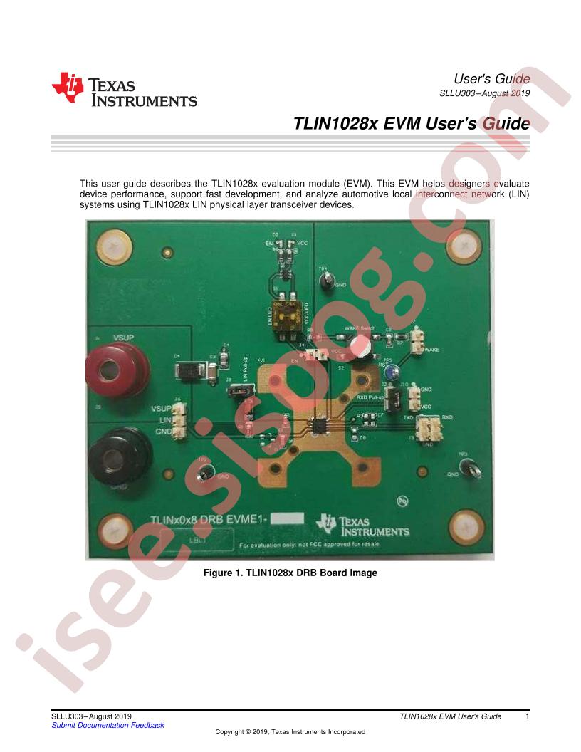 TLIN1028EVM User Guide