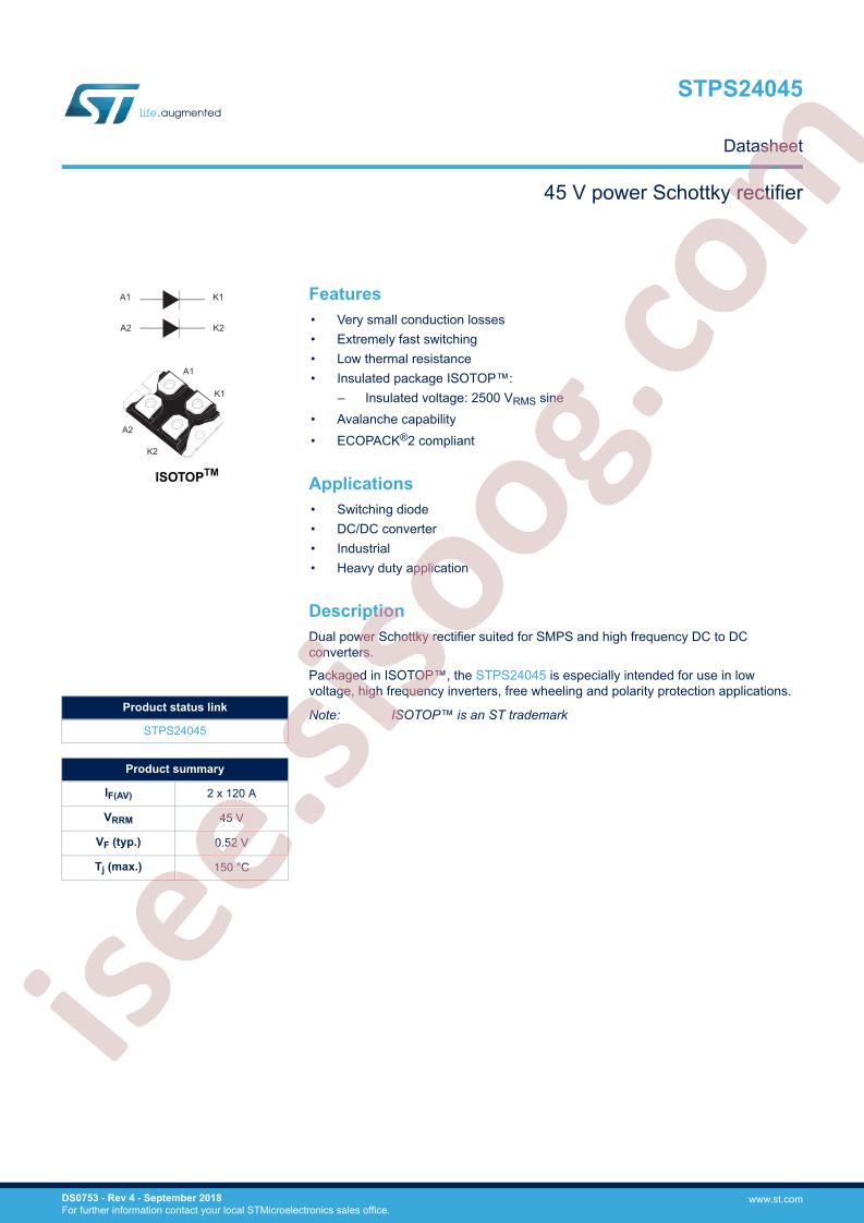 STPS24045TV