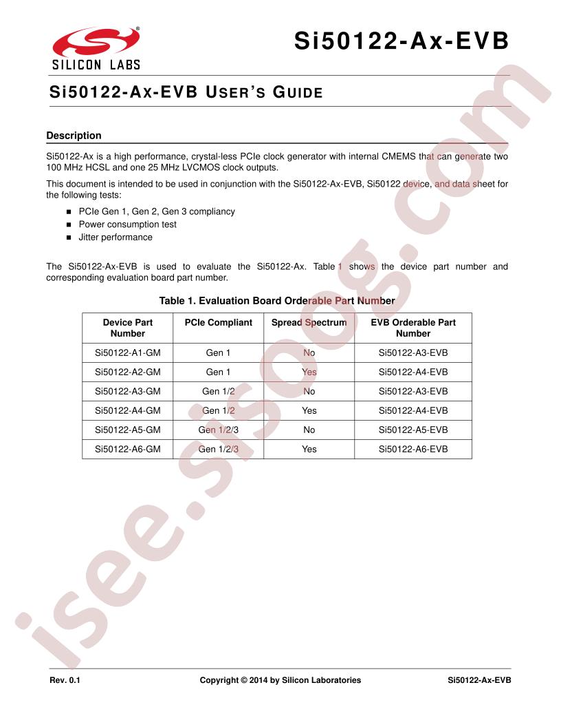 Si50122-Ax-EVB