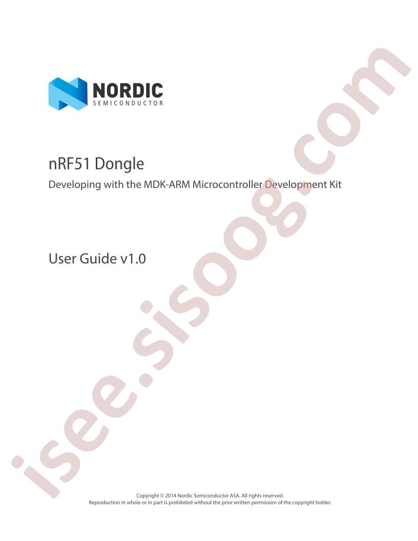 NRF51 Dongle Guide