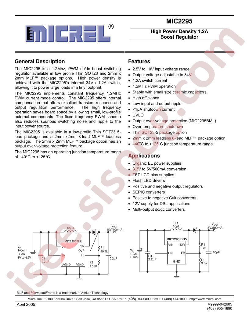 MIC2295