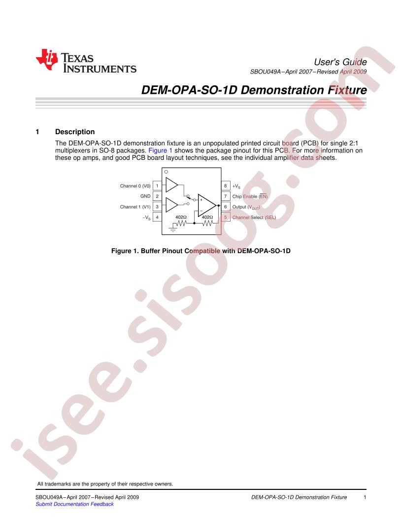 DEM-OPA-SO-1D Guide