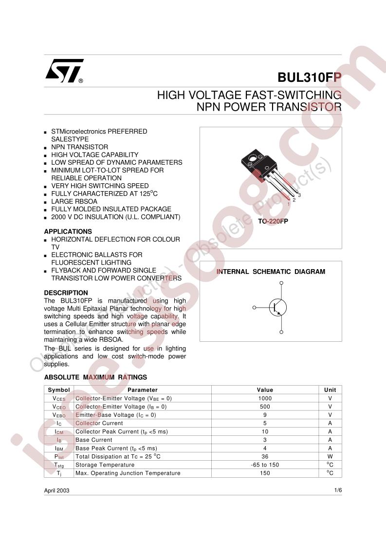BUL310FP