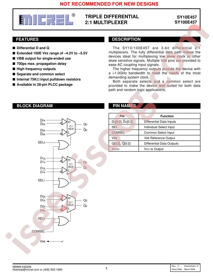 SY10/100E457