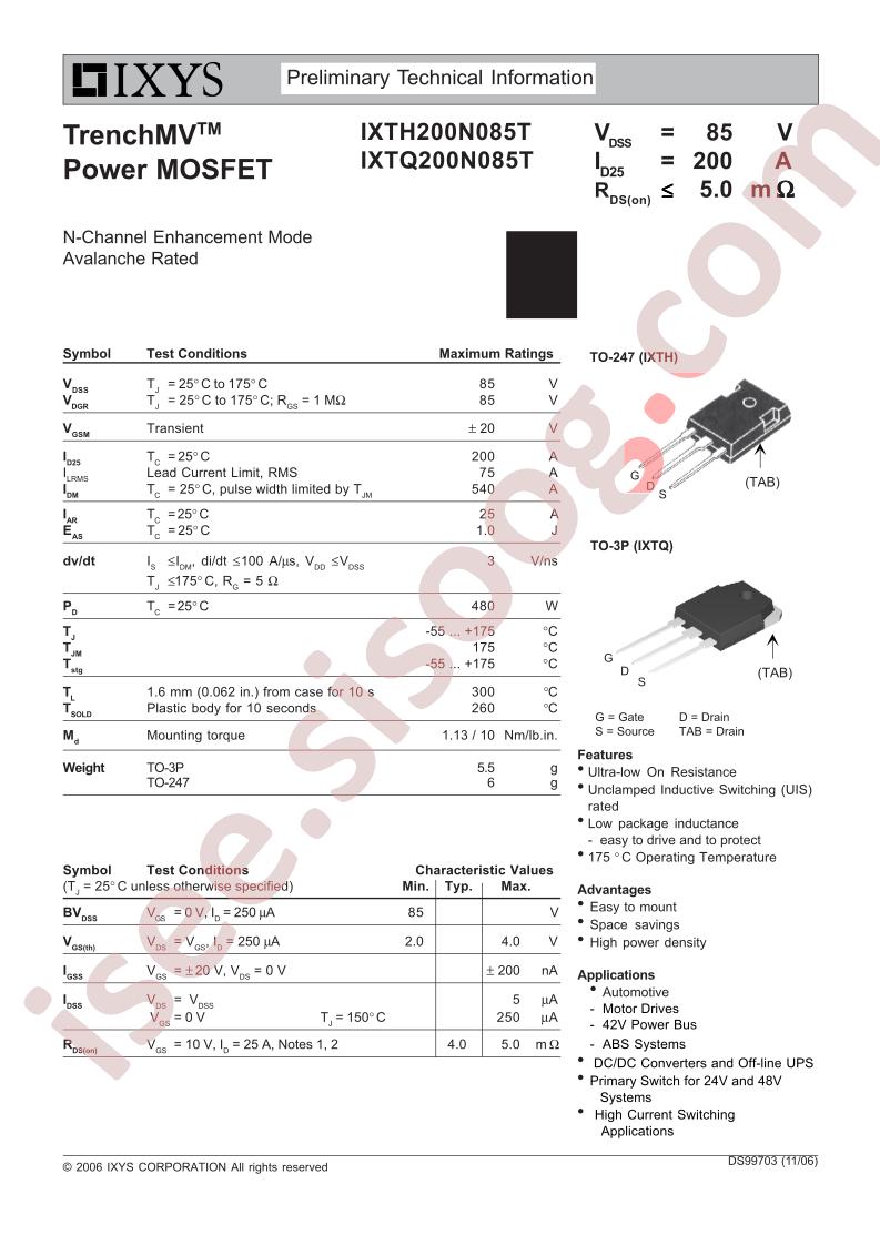IXT(H,Q)200N085T