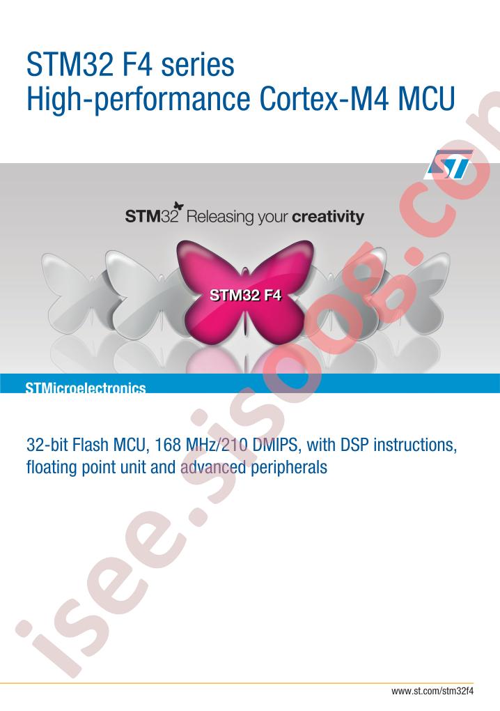STM32F4 Series Brochure