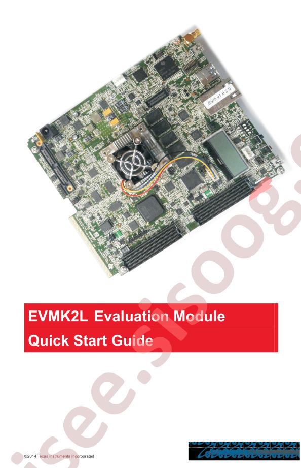 EVMK2L Eval Module Quick Start Guide