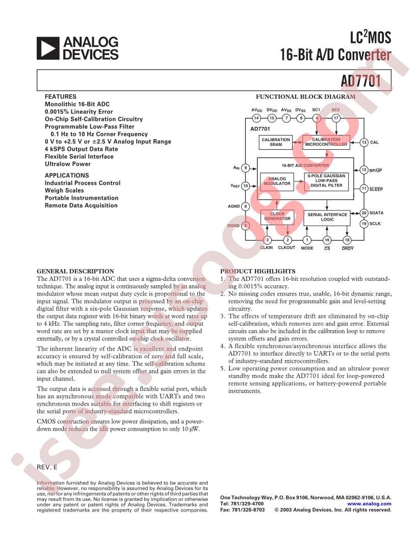 AD7701