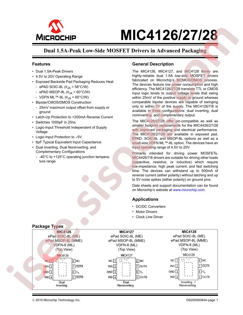 MIC4126,27,28