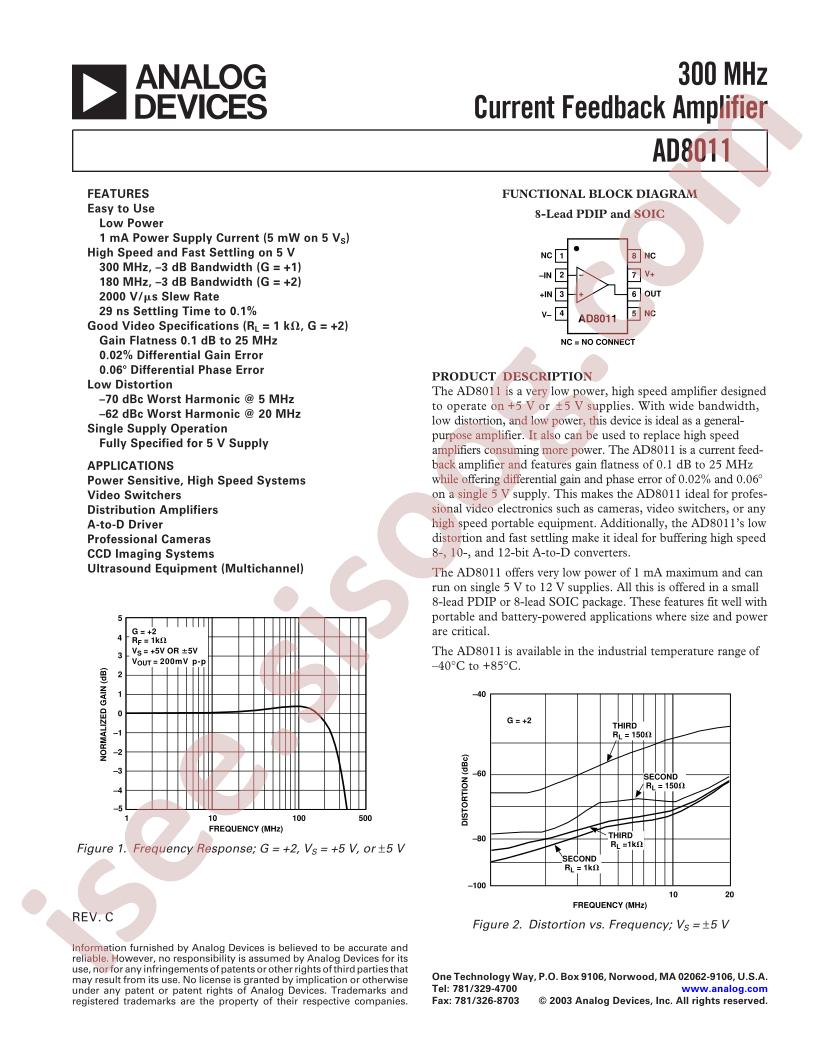 AD8011