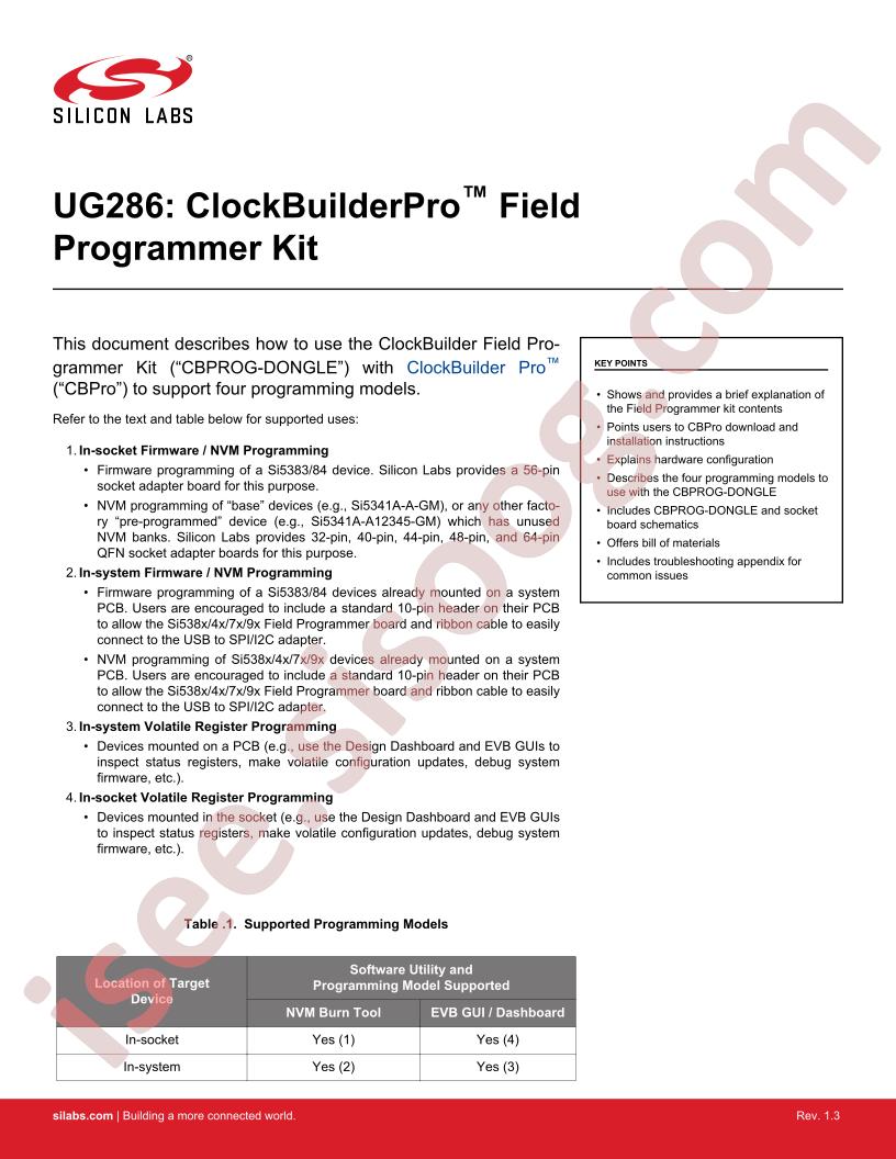 CBPro-Dongle User Guide