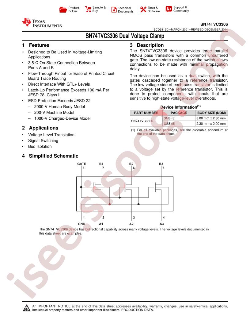 SN74TVC3306