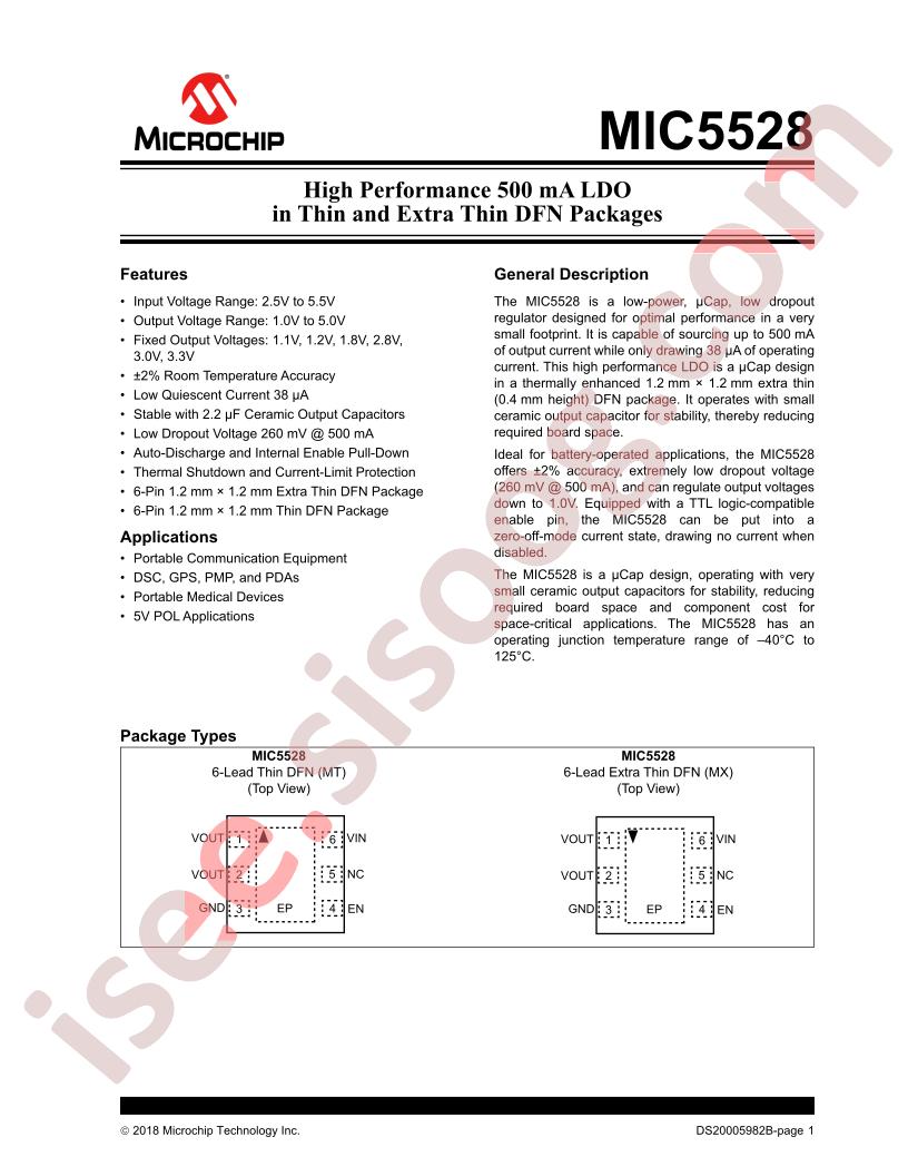 MIC5528 Datasheet