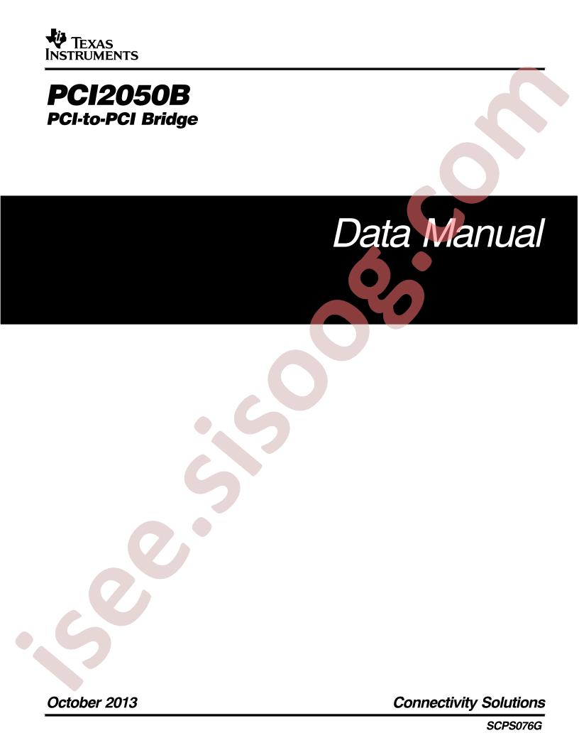 PCI2050B Data Manual