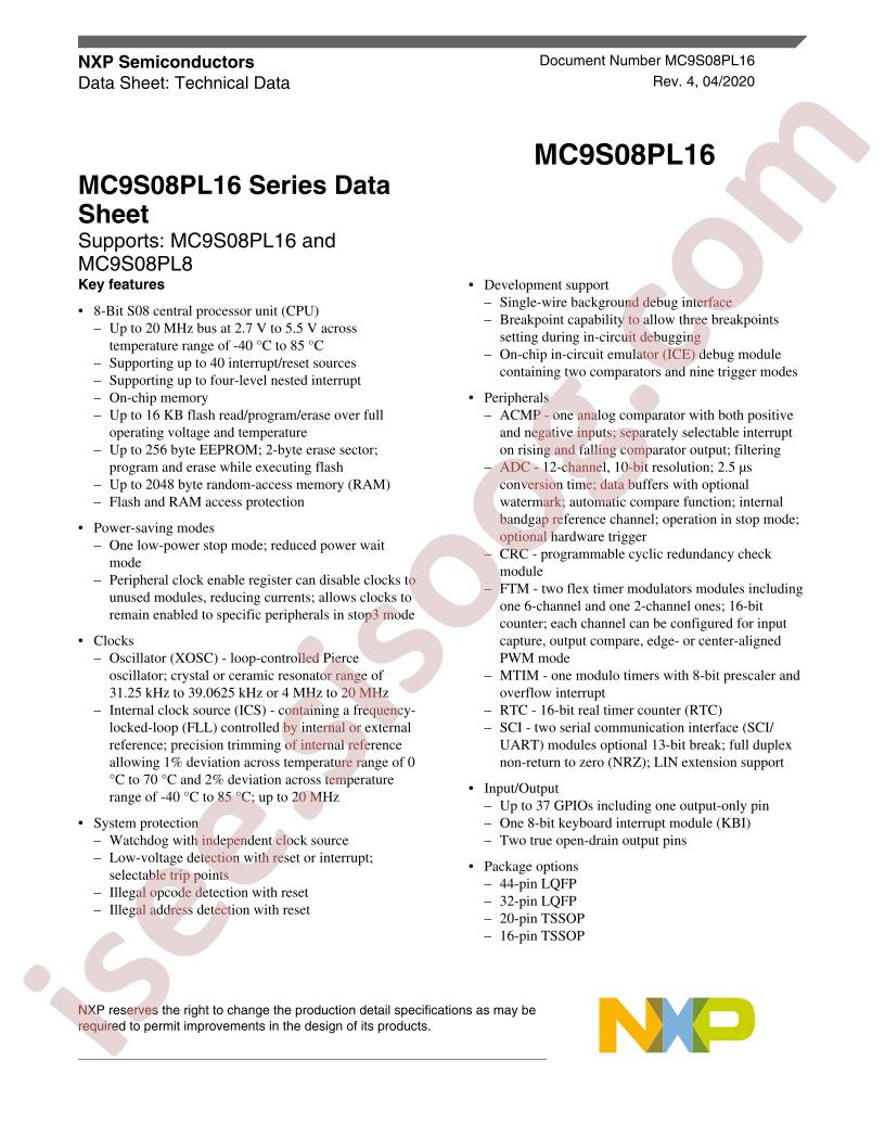 MC9S08PL16