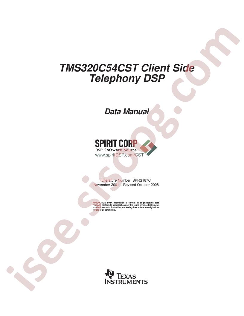 TMS320C54CST