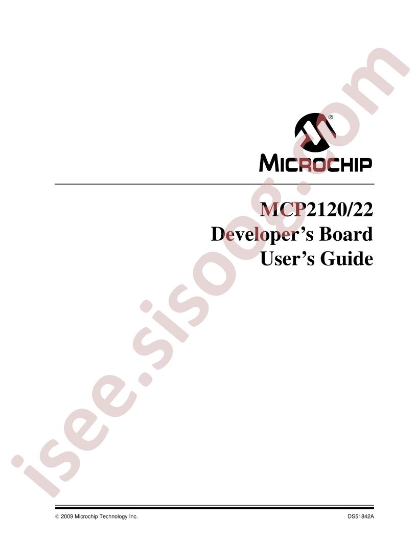 MCP2120,2122 User's Guide