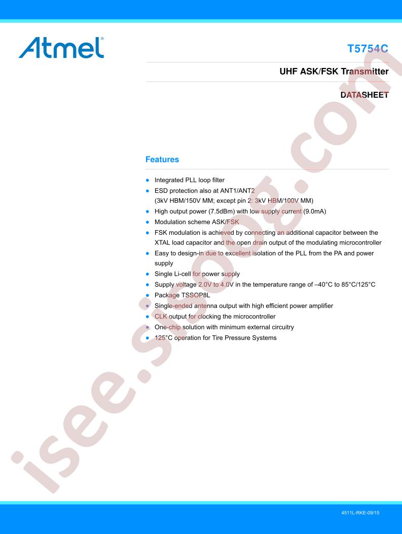 T5754C Datasheet