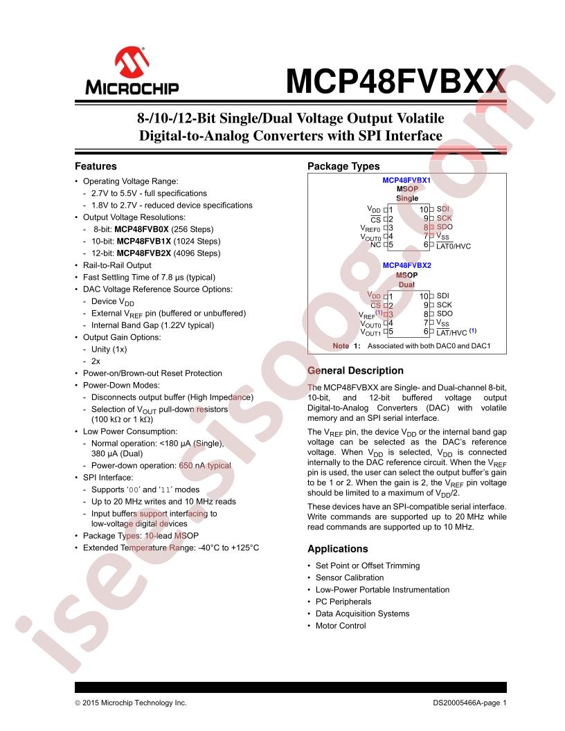 MCP48FVBxx Datasheet