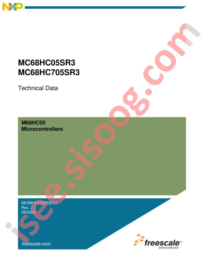 MC68HC05SR3/705SR3