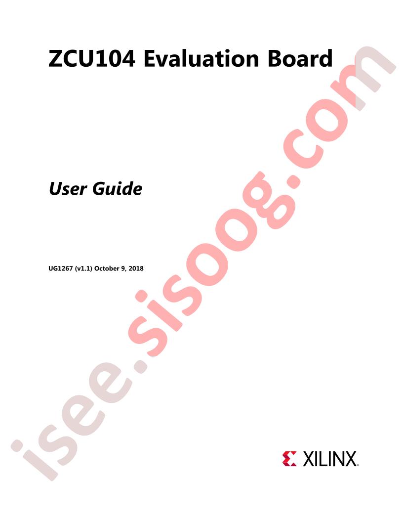 ZCU104 User Guide