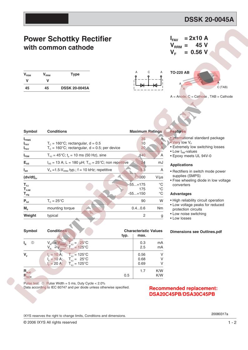 DSSK20-0045A