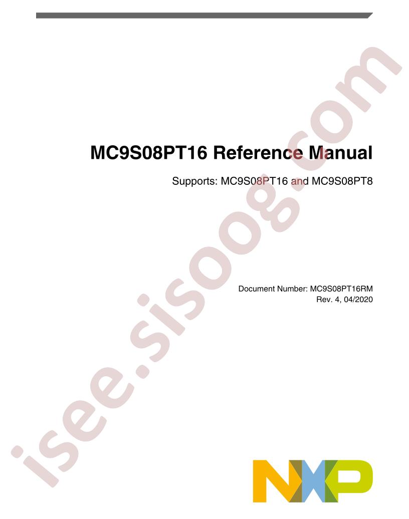 MC9S08PT16,8 Ref Manual