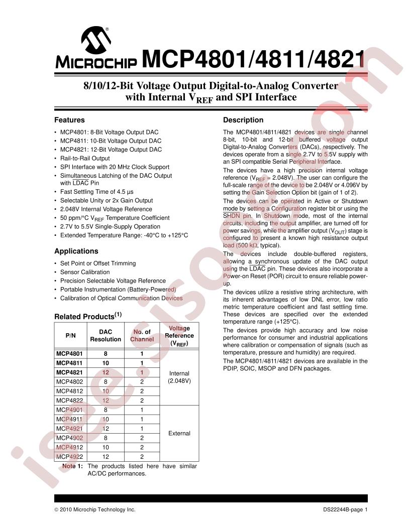 MCP4801/11/21